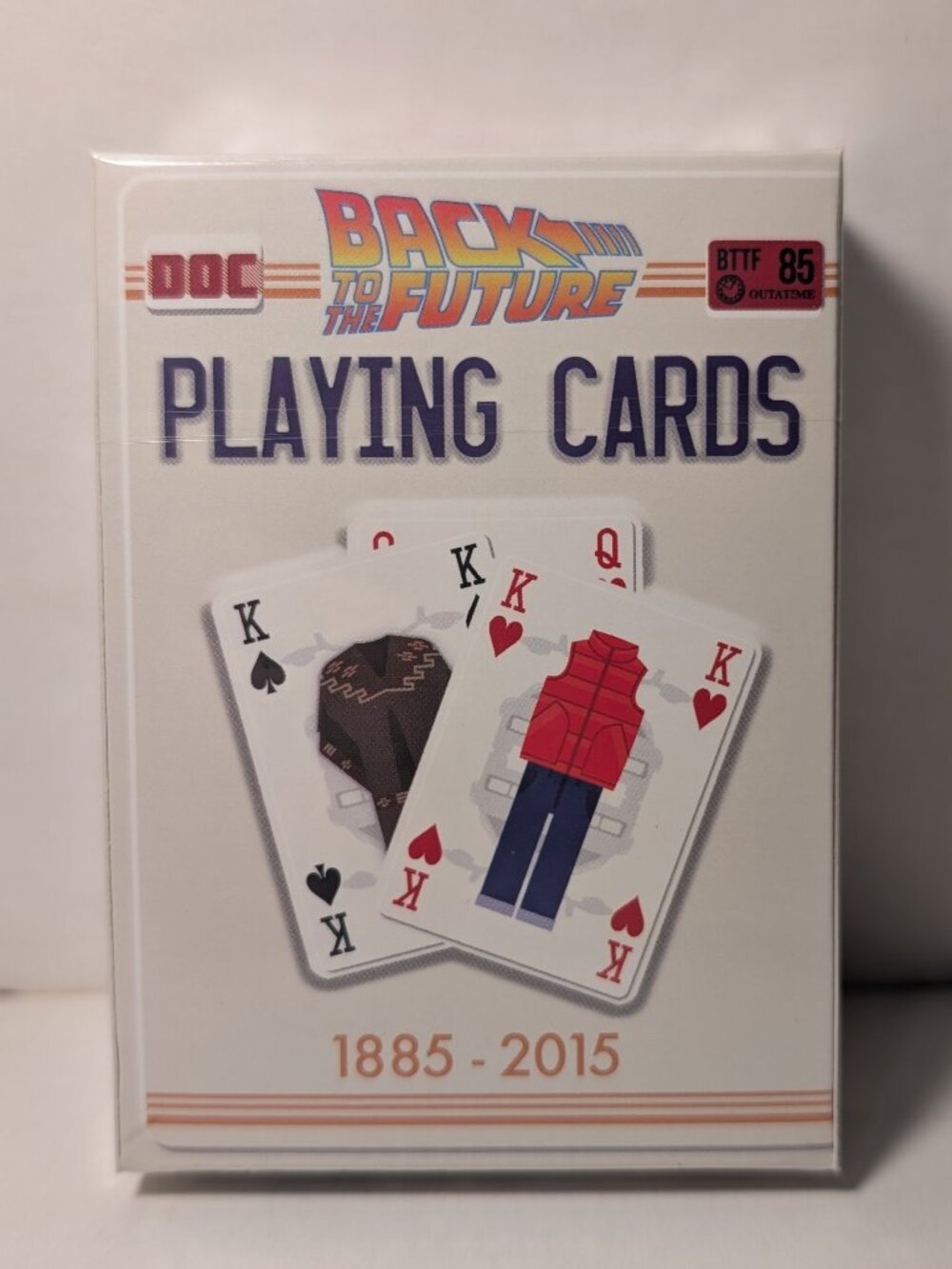 Back To The Future Playing Cards Unique Illustrations 54 Card Deck Blackjack